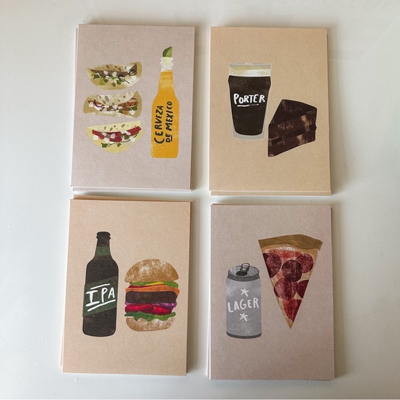 Papyrus Beer + Food Note Cards Set - Picture 3 of 5